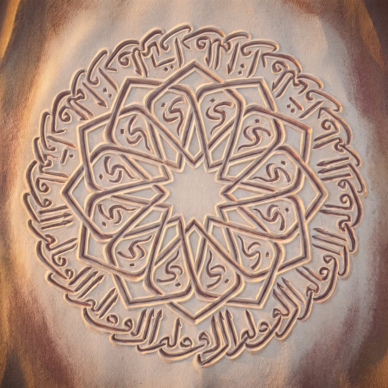 Prayer of Sand — generative image, 2026