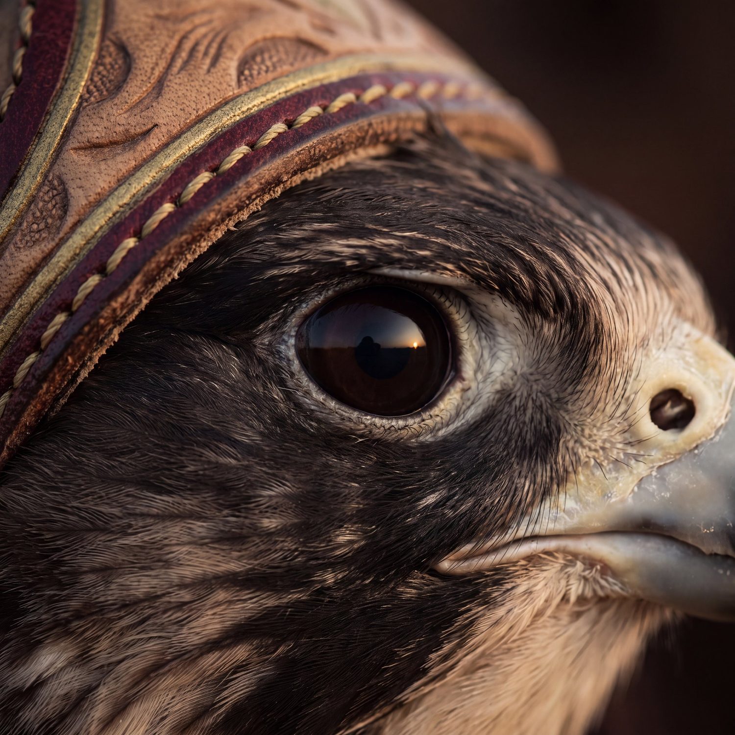 The Falcon's Eye — generative image, 2026